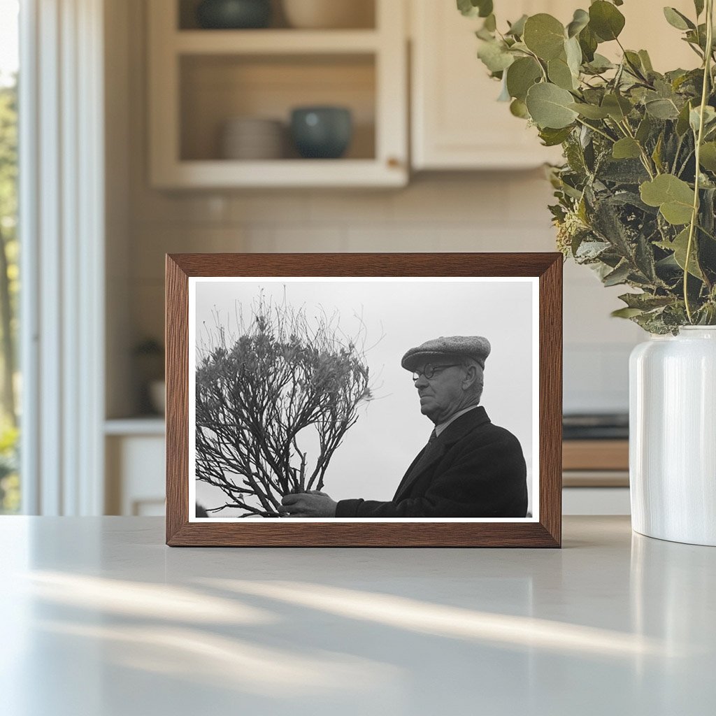 Dr. William B. McCallum with Guayule Plants 1941