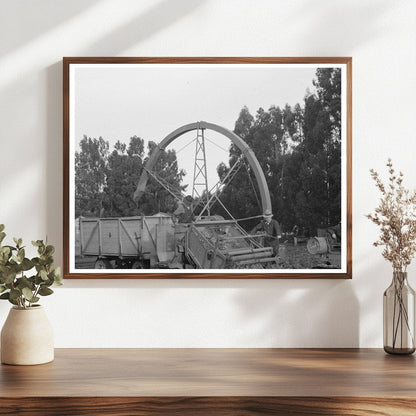 Guayule Harvesting Machine Salinas California 1941