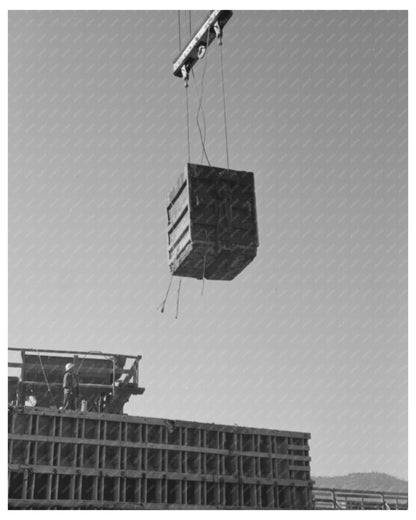 Shasta Dam Construction December 1941 Historical Photo