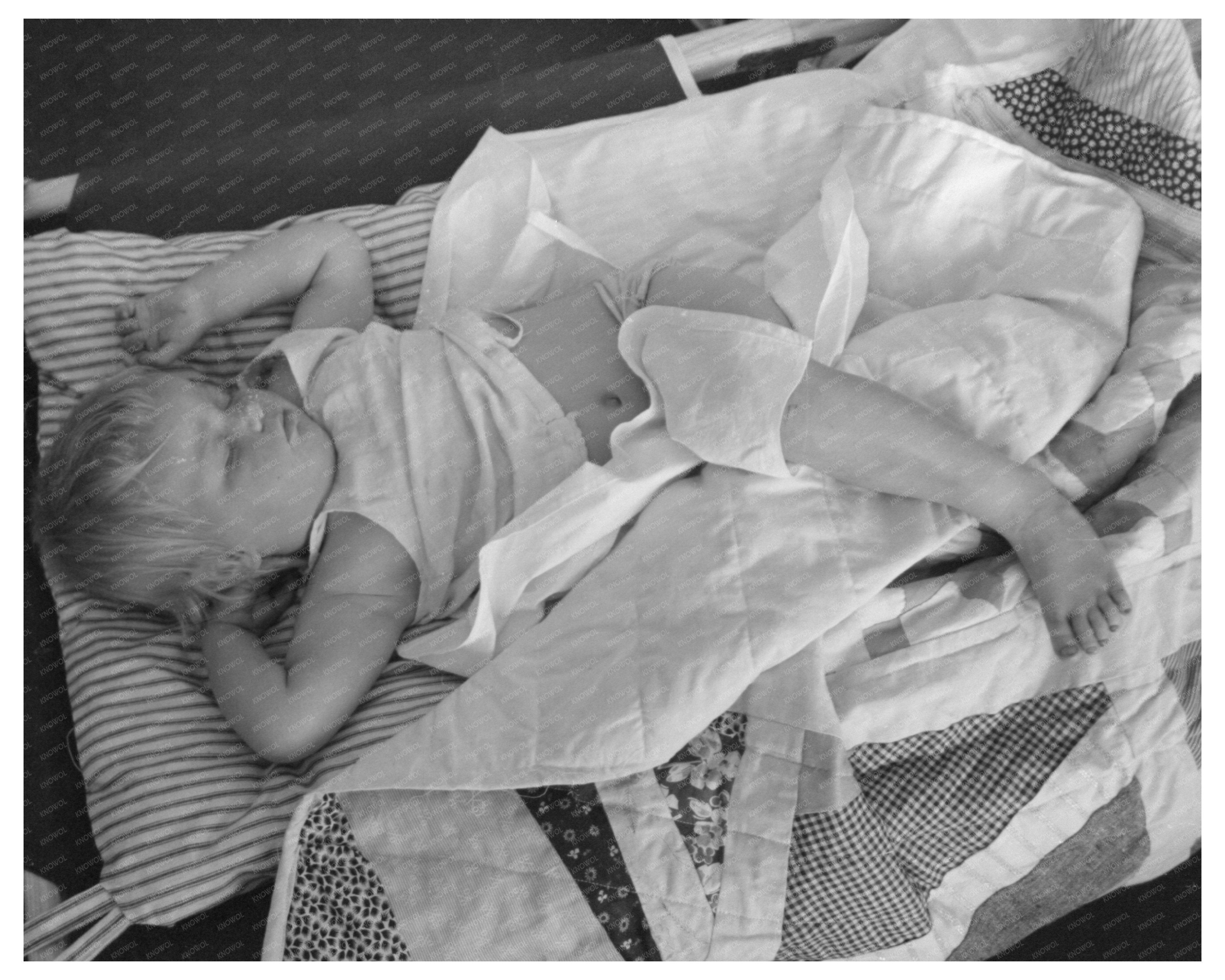 1942 Nursery School Scene at Farm Workers Community