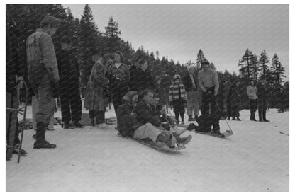 Winter Activities in Sequoia National Park 1942