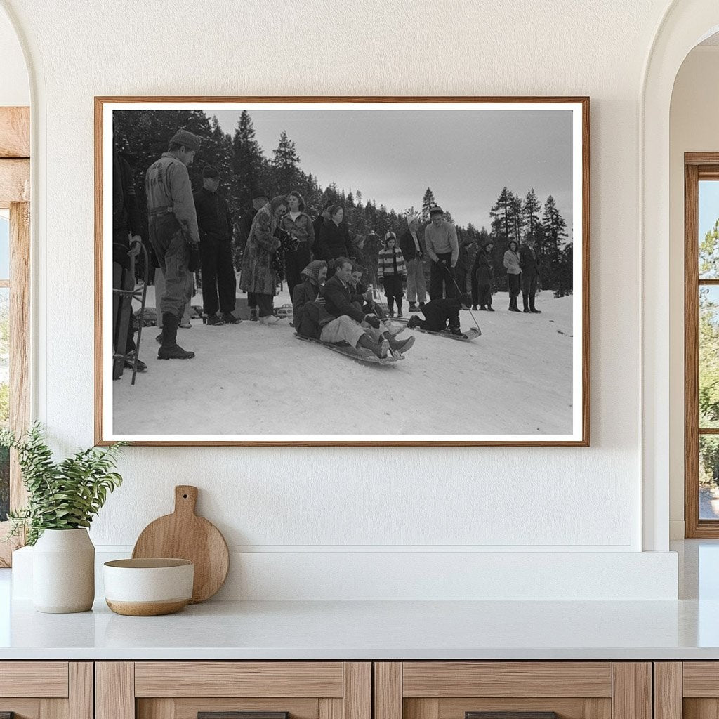 Winter Activities in Sequoia National Park 1942