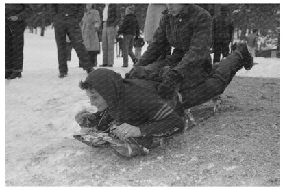 Sequoia National Park Winter Activities March 1942