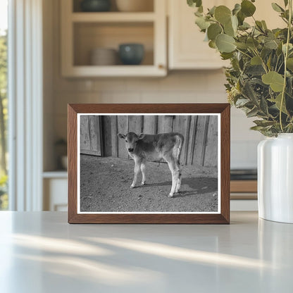 Calf at Casa Grande Farms Arizona February 1942