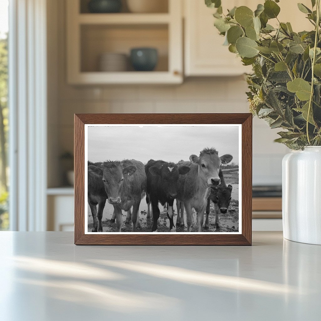 Vintage Cows at Casa Grande Farms Arizona 1942