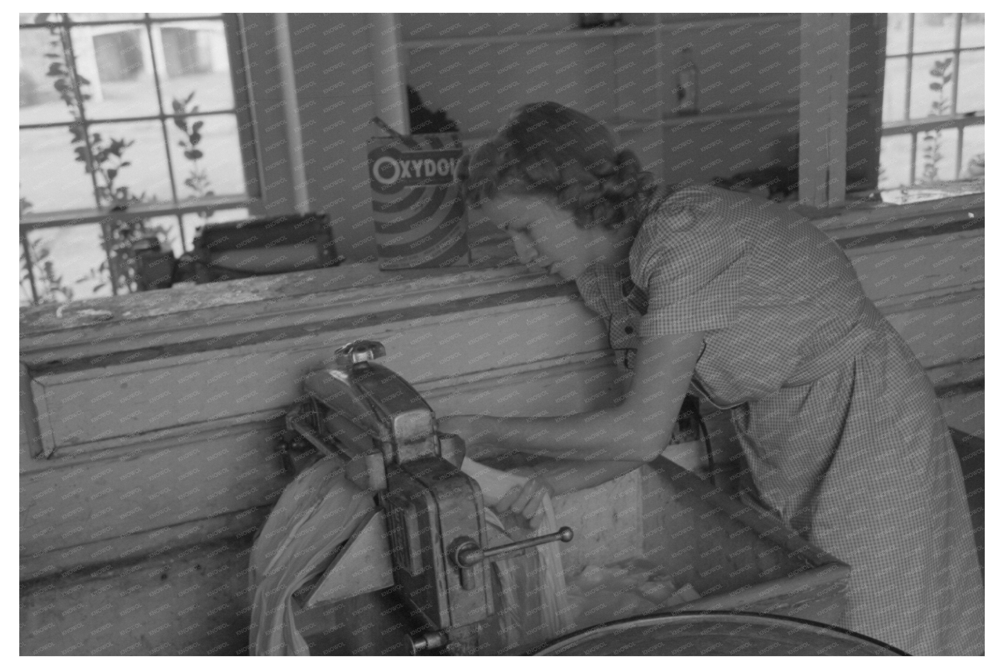 Washday at Camelback Farms Phoenix Arizona 1942