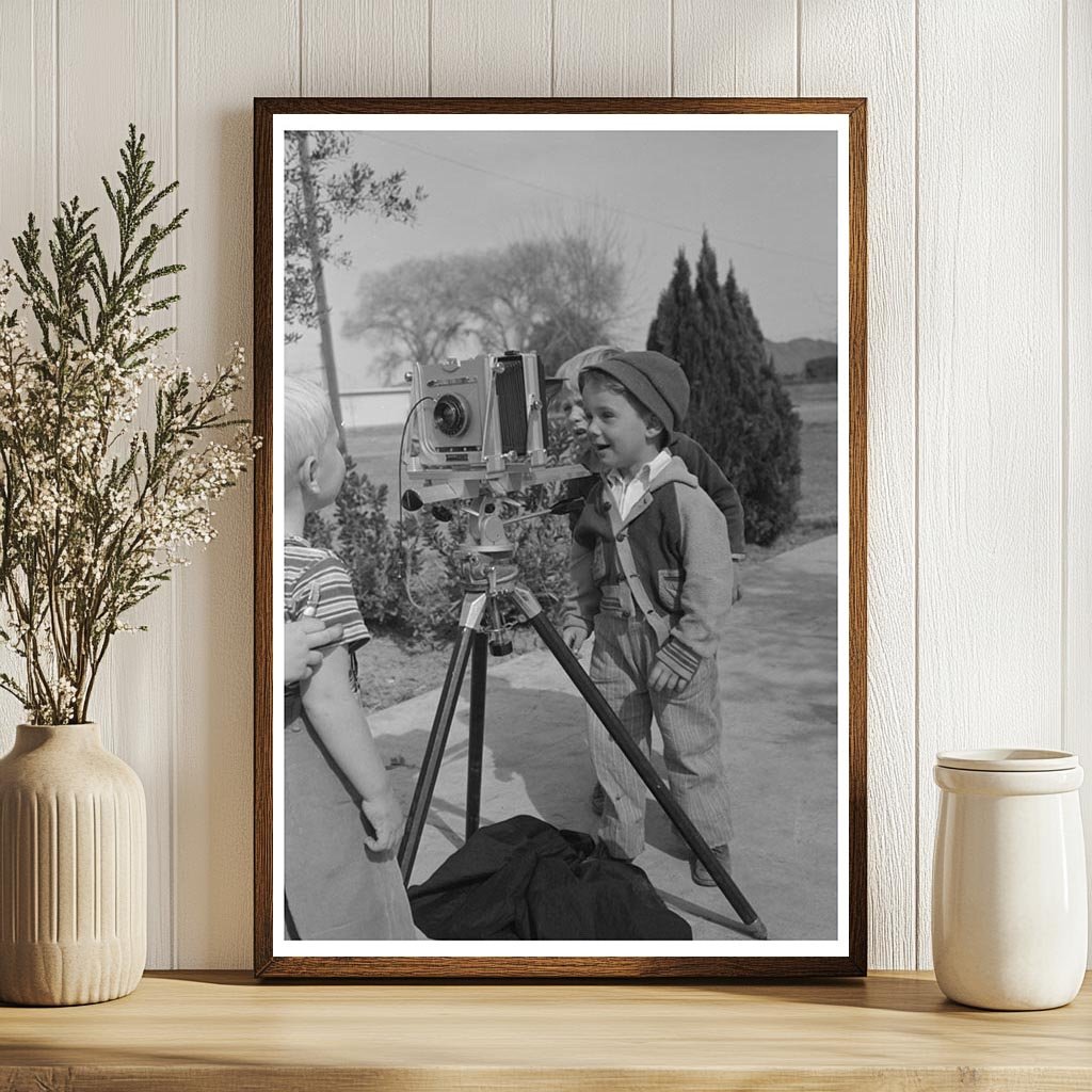 Budding Photographers at Camelback Farms 1942