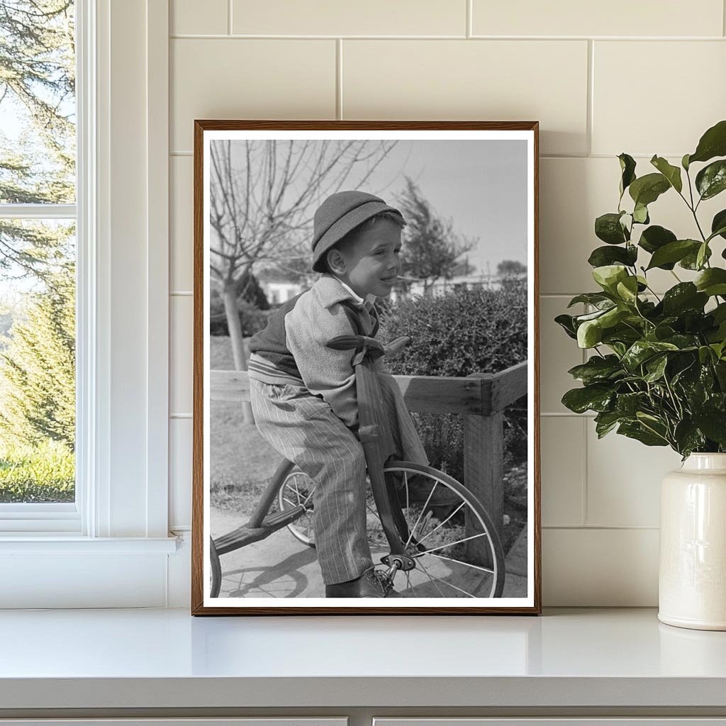 Young Boy at Camelback Farms Phoenix Arizona 1942