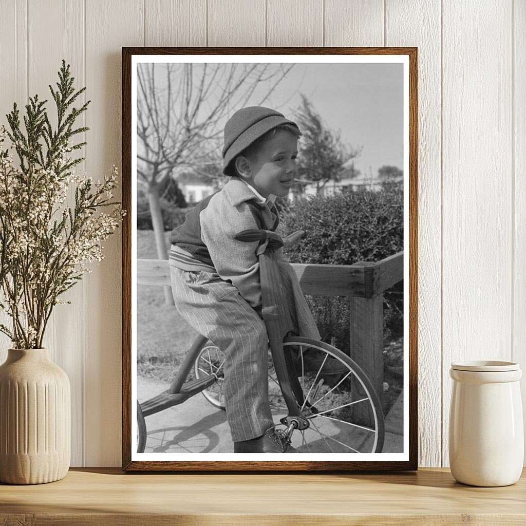 Young Boy at Camelback Farms Phoenix Arizona 1942