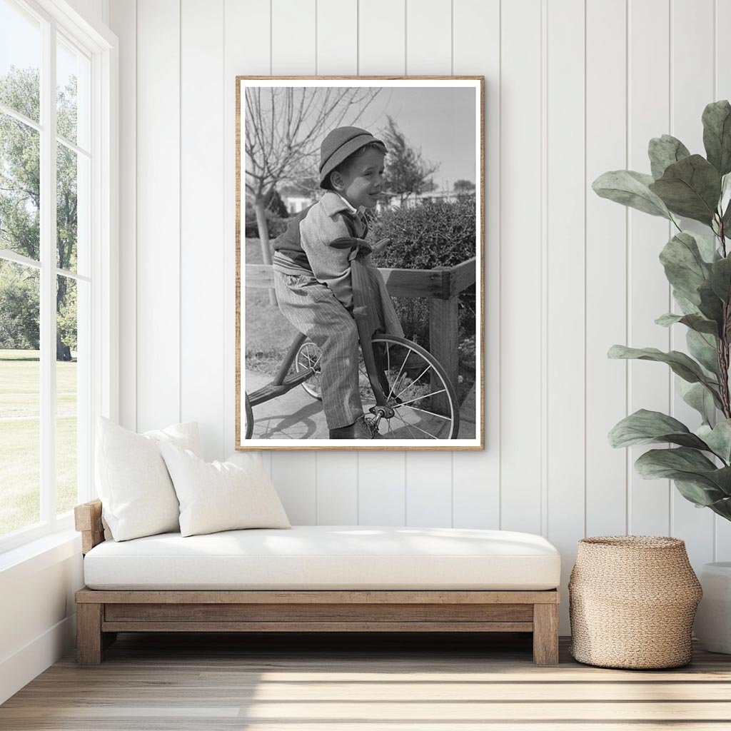 Young Boy at Camelback Farms Phoenix Arizona 1942