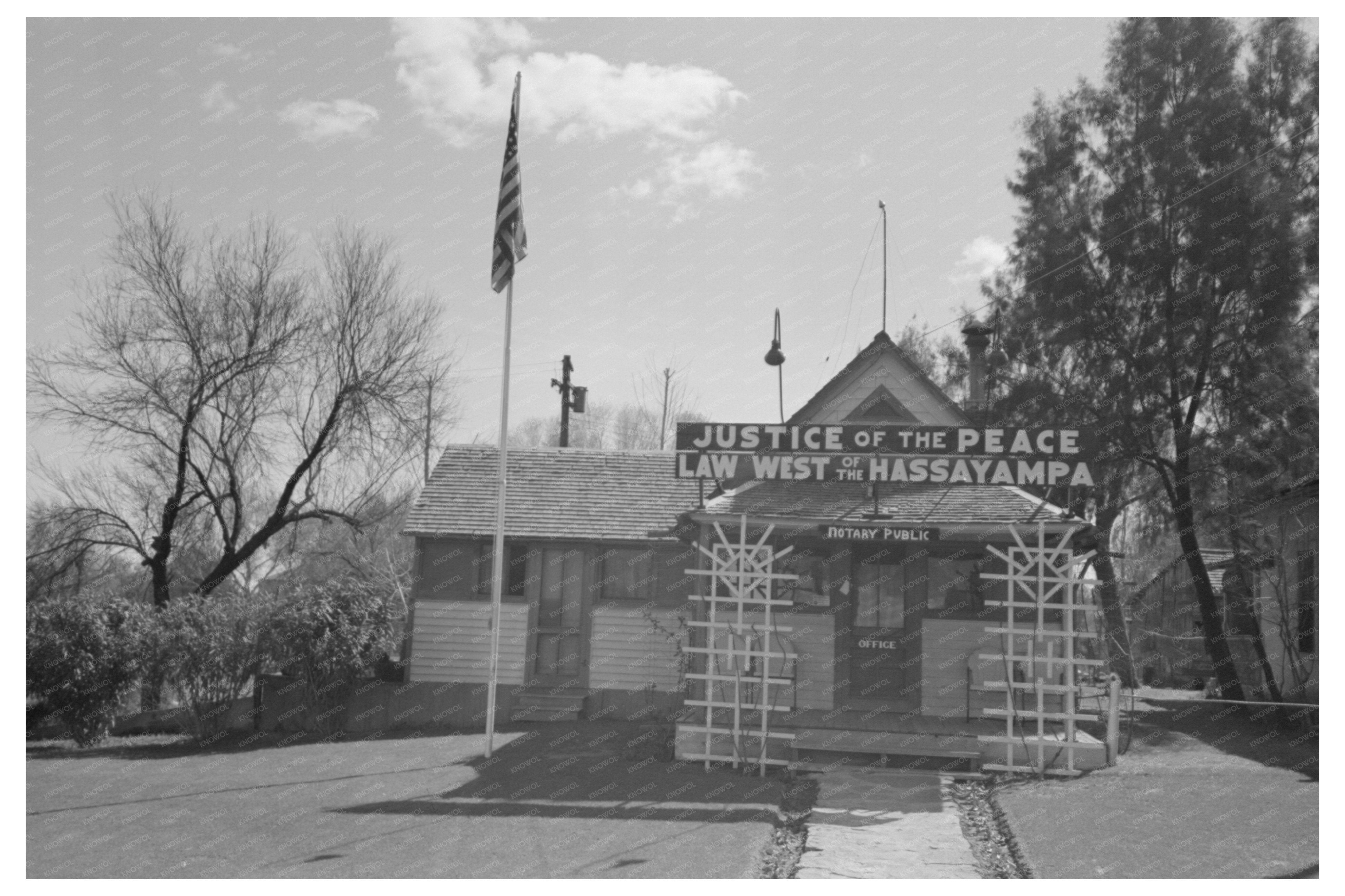 Justice of the Peace in Salome Arizona February 1942