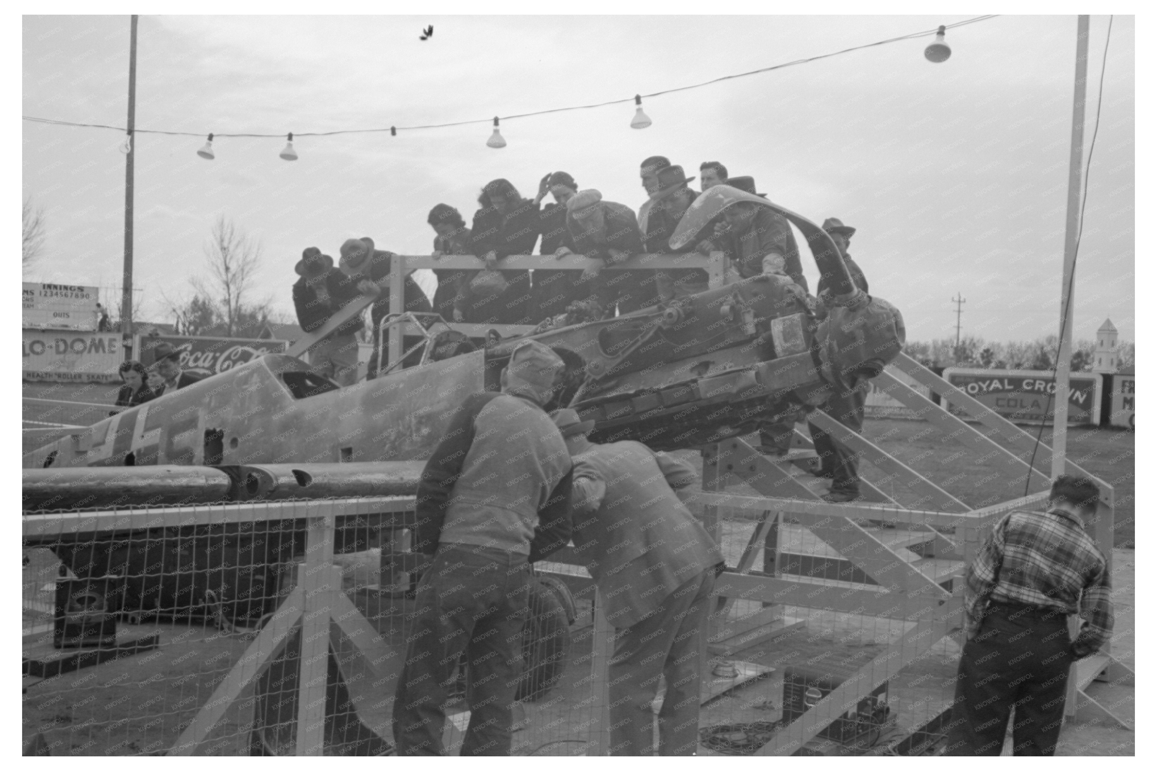 German Messerschmitt Aircraft Bakersfield February 1942