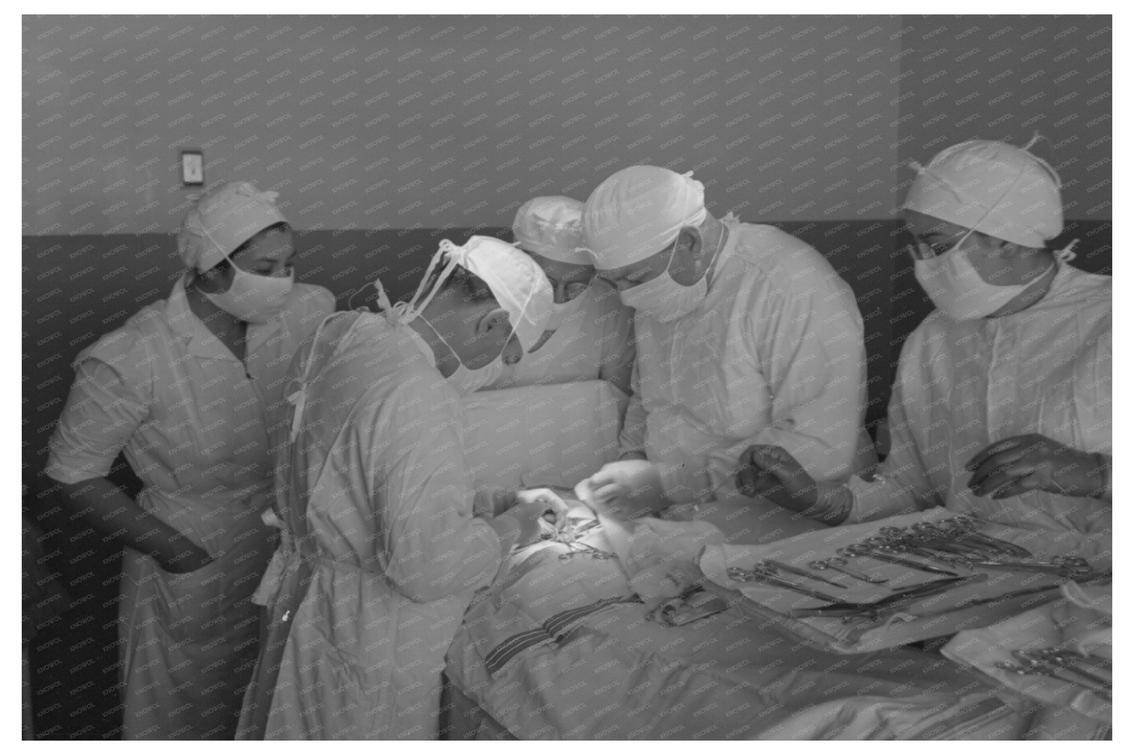 Medical Operation at Cairns General Hospital 1942