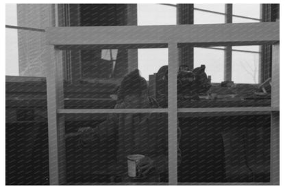 Woodwork Training Class for Farmworkers February 1942