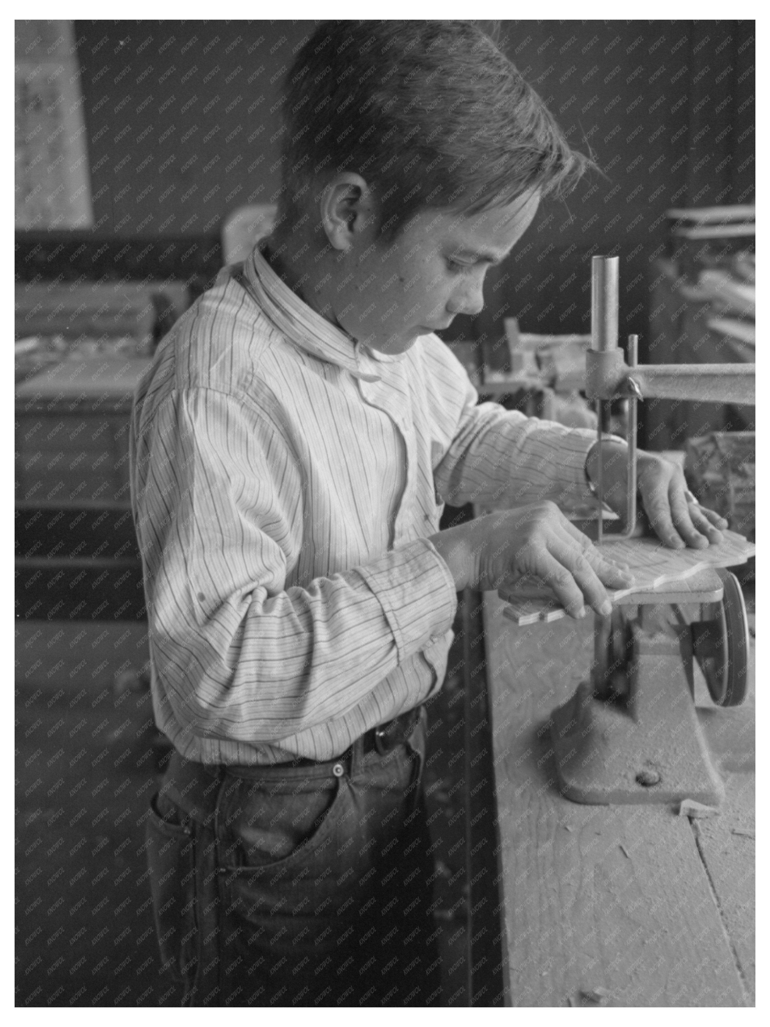 Woodwork Training Class Eleven Mile Corner Arizona 1942
