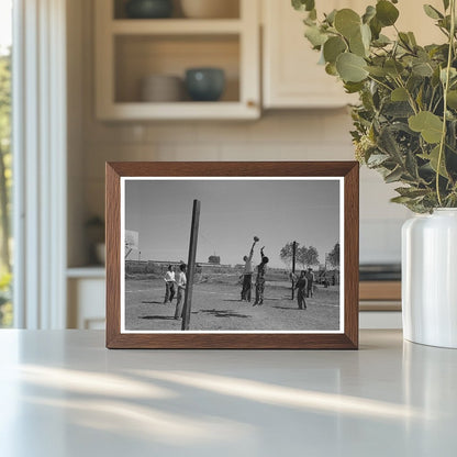 Volleyball Game at Farm Security Administration Yuma 1942