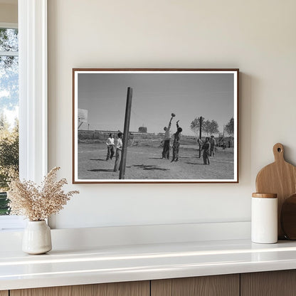 Volleyball Game at Farm Security Administration Yuma 1942