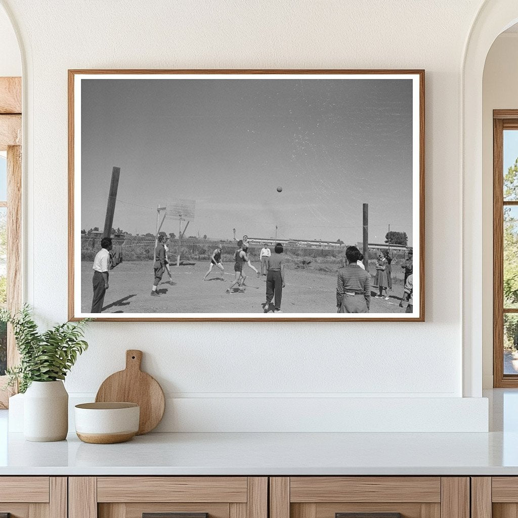 Volleyball Game at FSA Farmworkers Community Yuma 1942