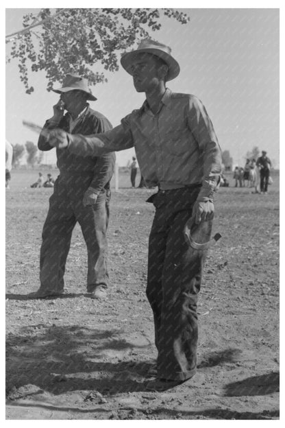 Horseshoe Pitching Contest Yuma Arizona March 1942