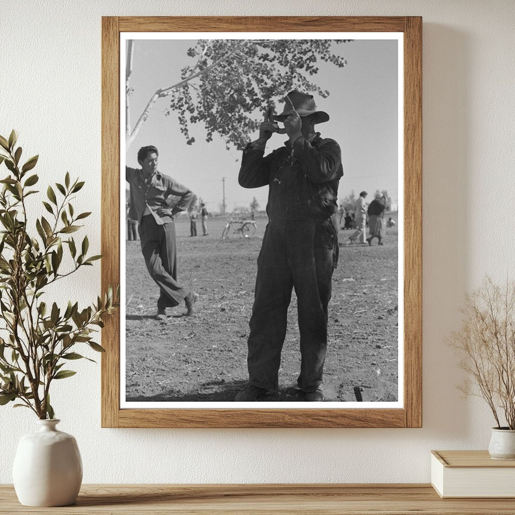 Horseshoe Pitching Contest March 1942 Yuma Arizona