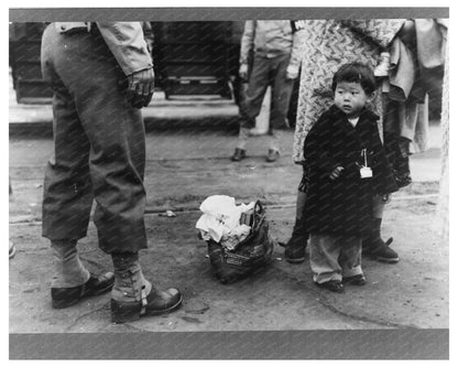 Japanese-American Family Evacuated April 1942 Los Angeles