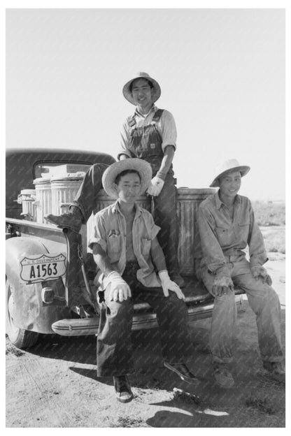 Japanese-Americans at Farm Camp in Nyssa Oregon 1942