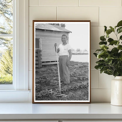 Japanese-American Laborer in Malheur County Oregon 1942