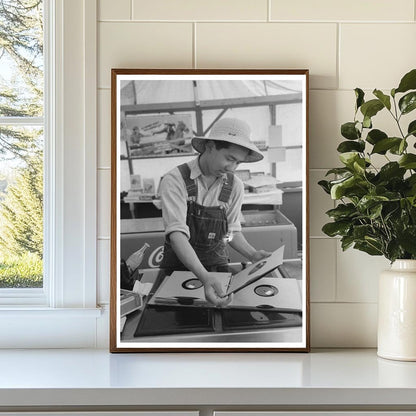 Japanese-American Farm Laborer in Nyssa Oregon 1942