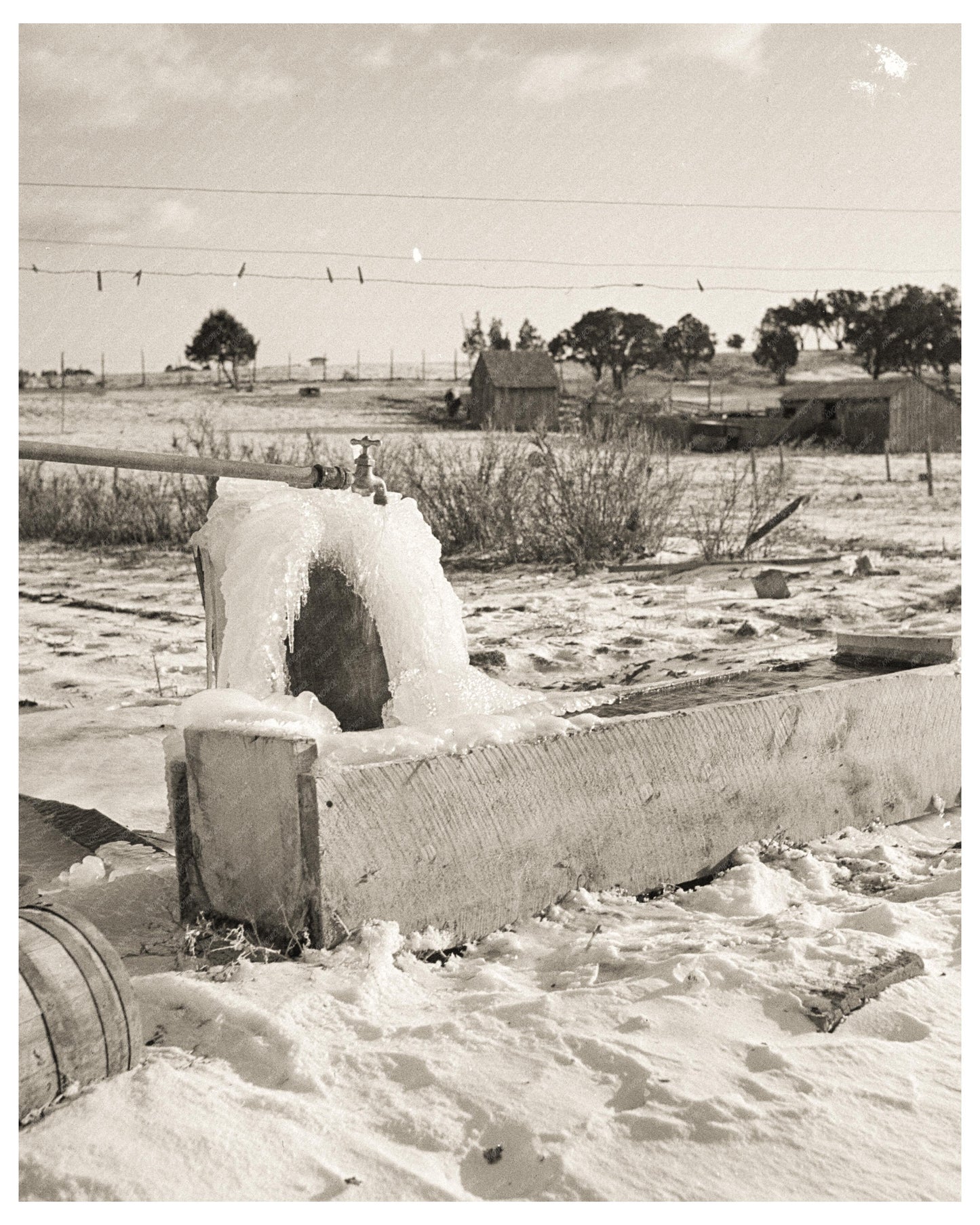 Widtsoe Utah Agricultural Landscape April 1936 Vintage Image