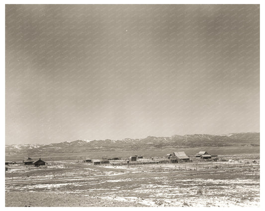 Widtsoe Valley Garfield County Utah 1936 Vintage Image