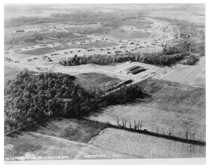 Aerial View of Jersey Homesteads New Jersey 1936 to 1938