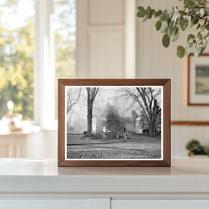 Fire in Aledo Illinois Residence November 1936