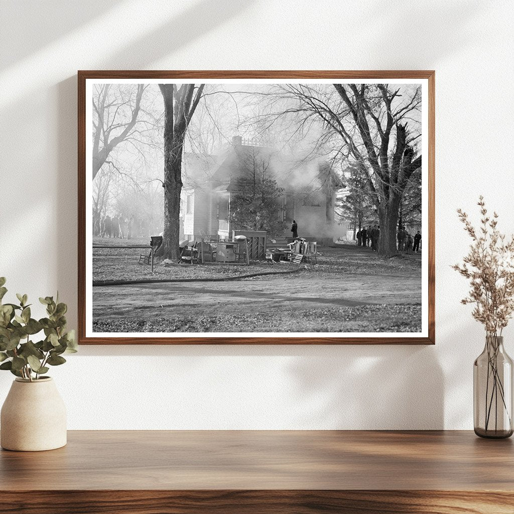 Fire in Aledo Illinois Residence November 1936