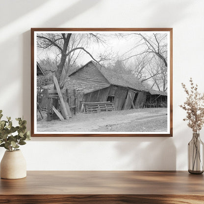 Tool and Machine Shed on W.H. Cox Farm Iowa 1936