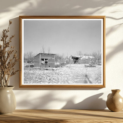 Chicken House and Cattle Barn on Helmke Farm 1936