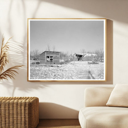 Chicken House and Cattle Barn on Helmke Farm 1936