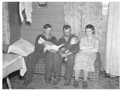 Iowa Farming Family in One-Room Shack December 1936