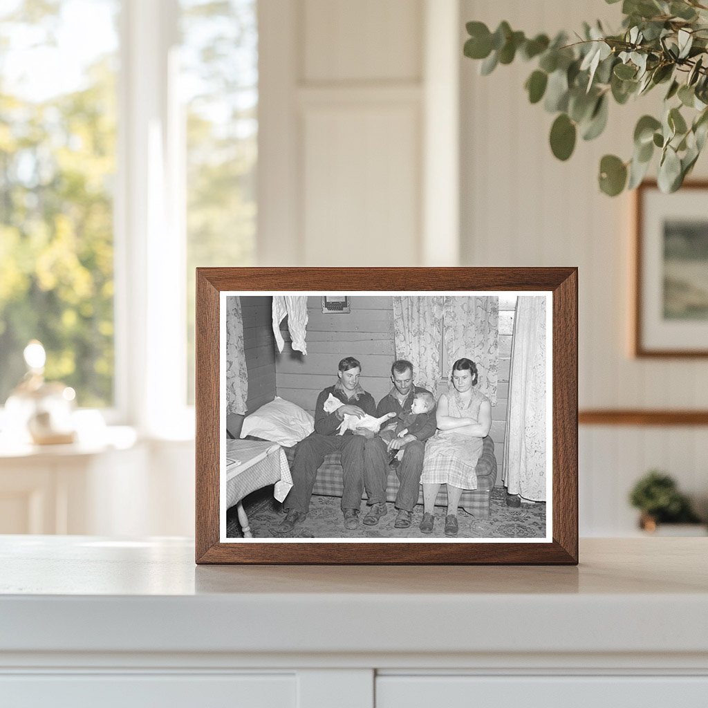 Iowa Farming Family in One-Room Shack December 1936