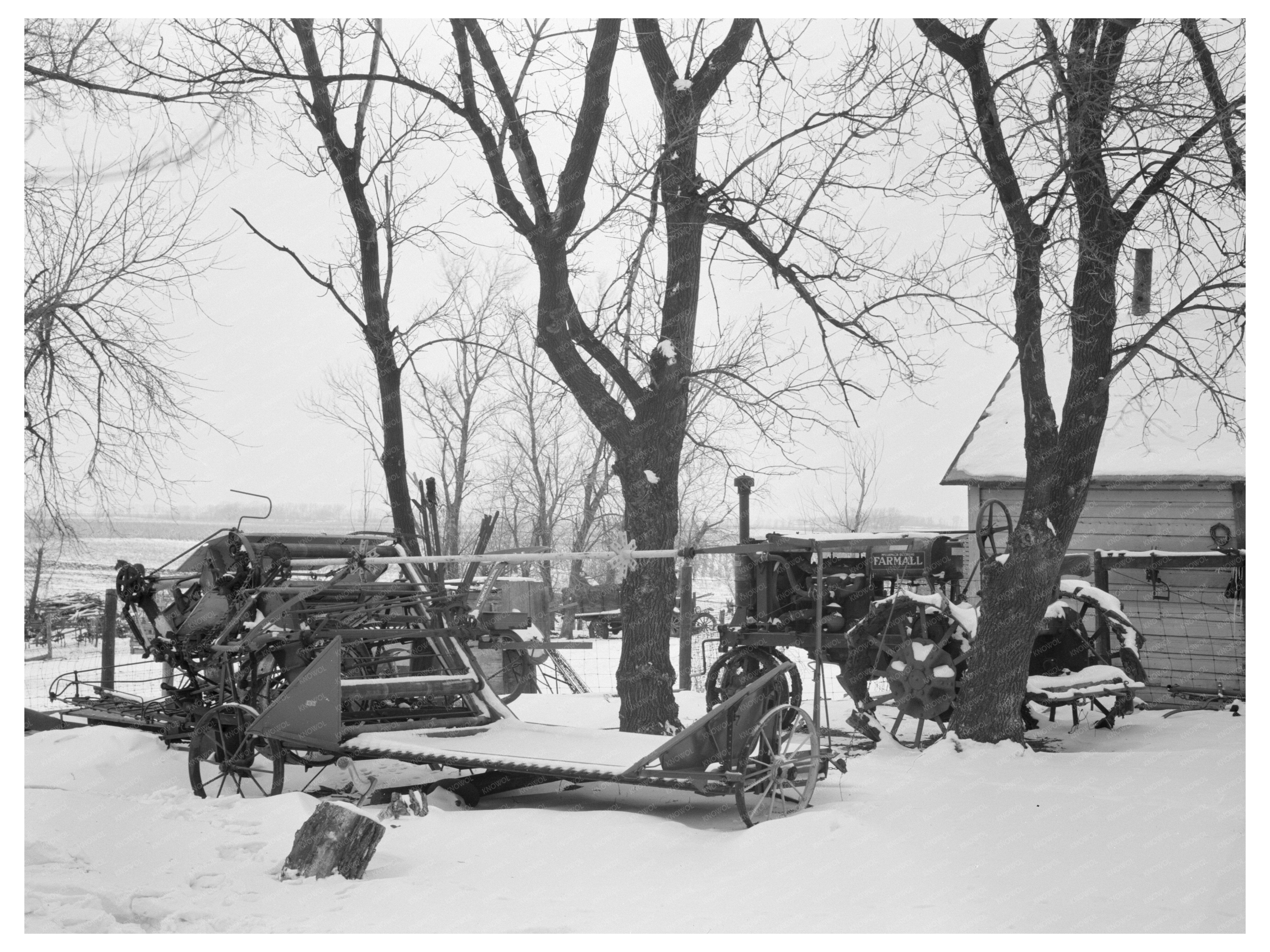 Vintage Agricultural Machinery at Nelson Brothers Farm 1936