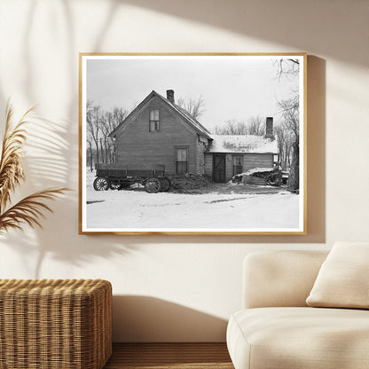 Vintage Iowa Farmhouse December 1936 57 Acre Farm