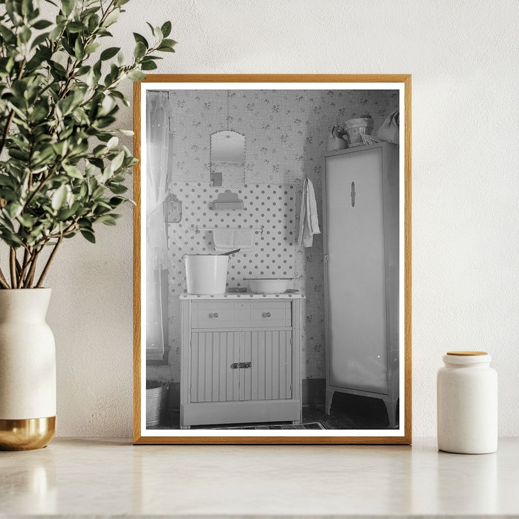 Washstand in a 1936 Iowa Farm Home