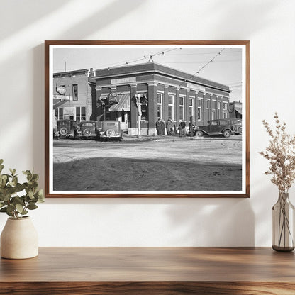 Milford Iowa Bank Building Converted to Cafe 1936