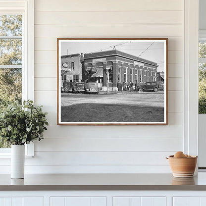 Milford Iowa Bank Building Converted to Cafe 1936