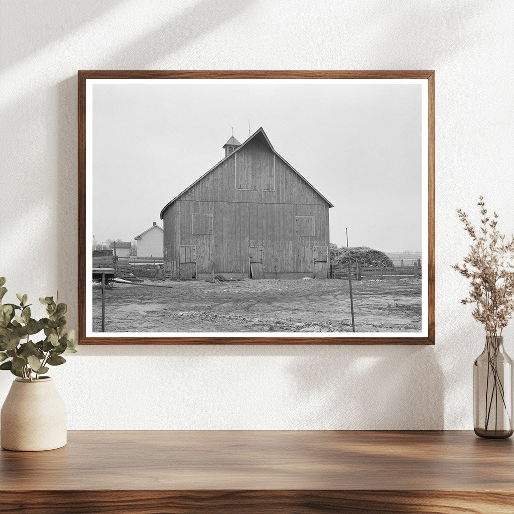 Lyle Askeland Farm Barn Emmet County Iowa 1936