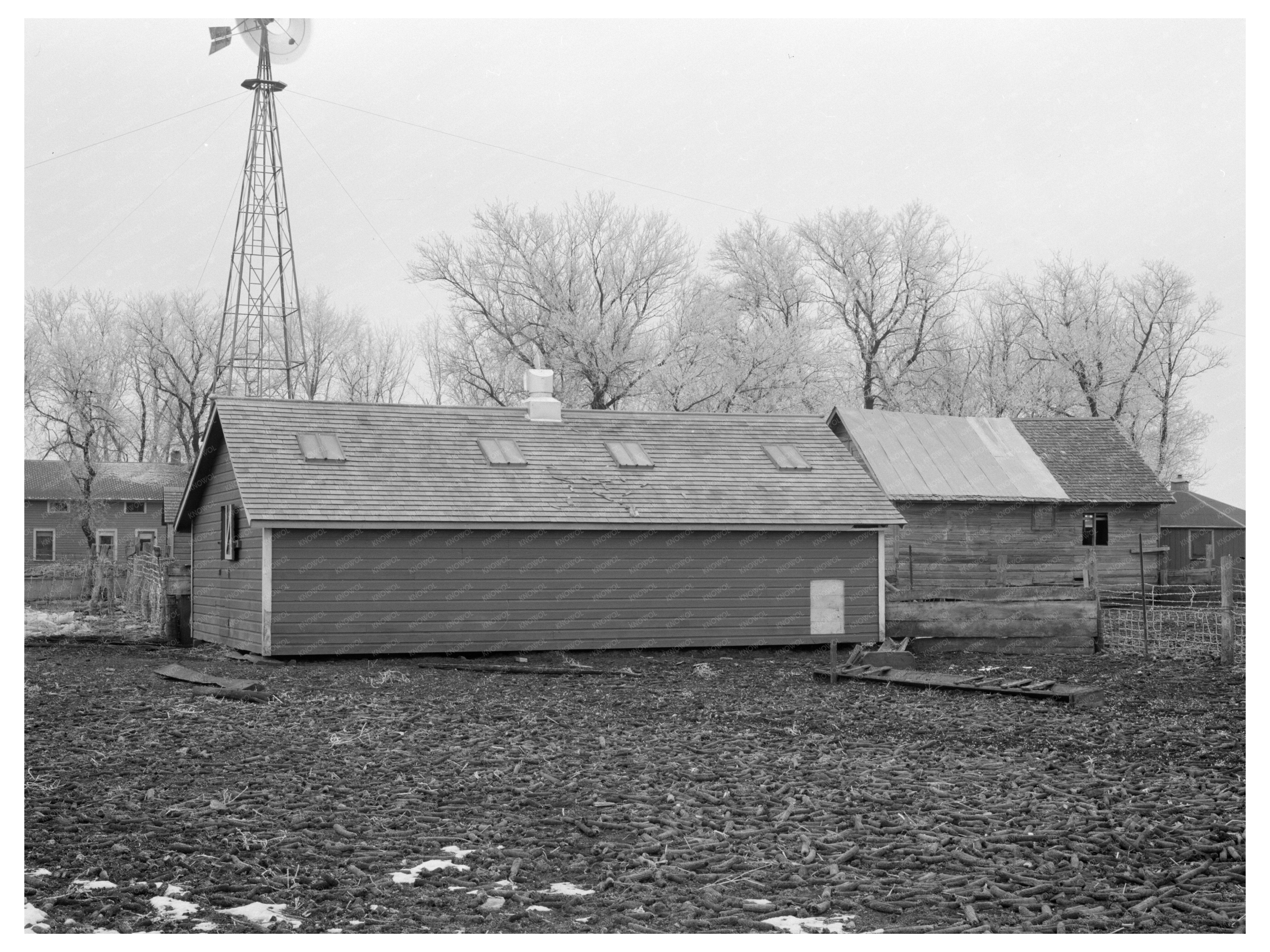 Hog House Built by Al Richards Wallingford Iowa 1936