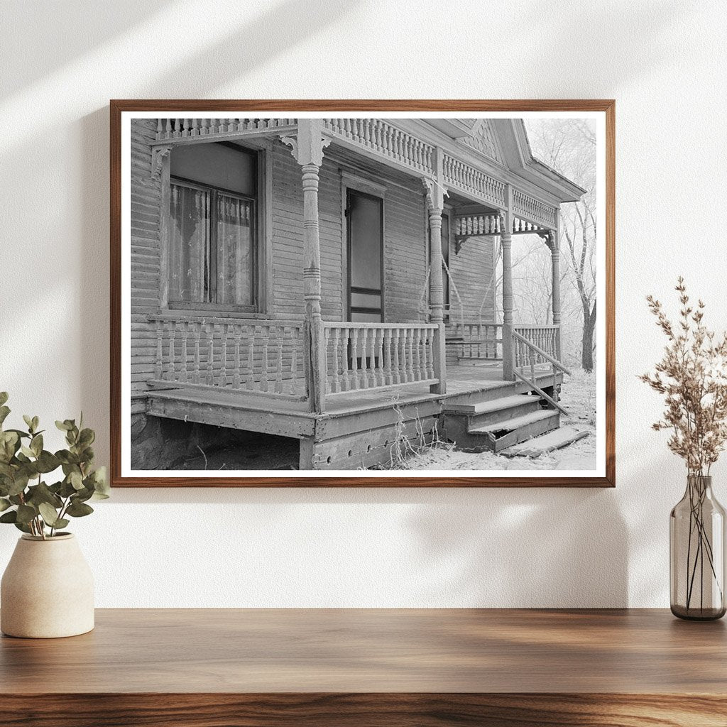 Iowa Farm Front Porch December 1936 FSA OWI Collection