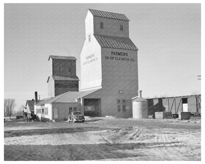 Farmers Cooperative Elevator Ruthven Iowa 1936