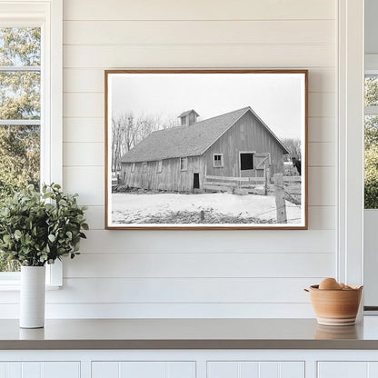 Hog House on Roy Merriotts Farm Estherville Iowa 1936