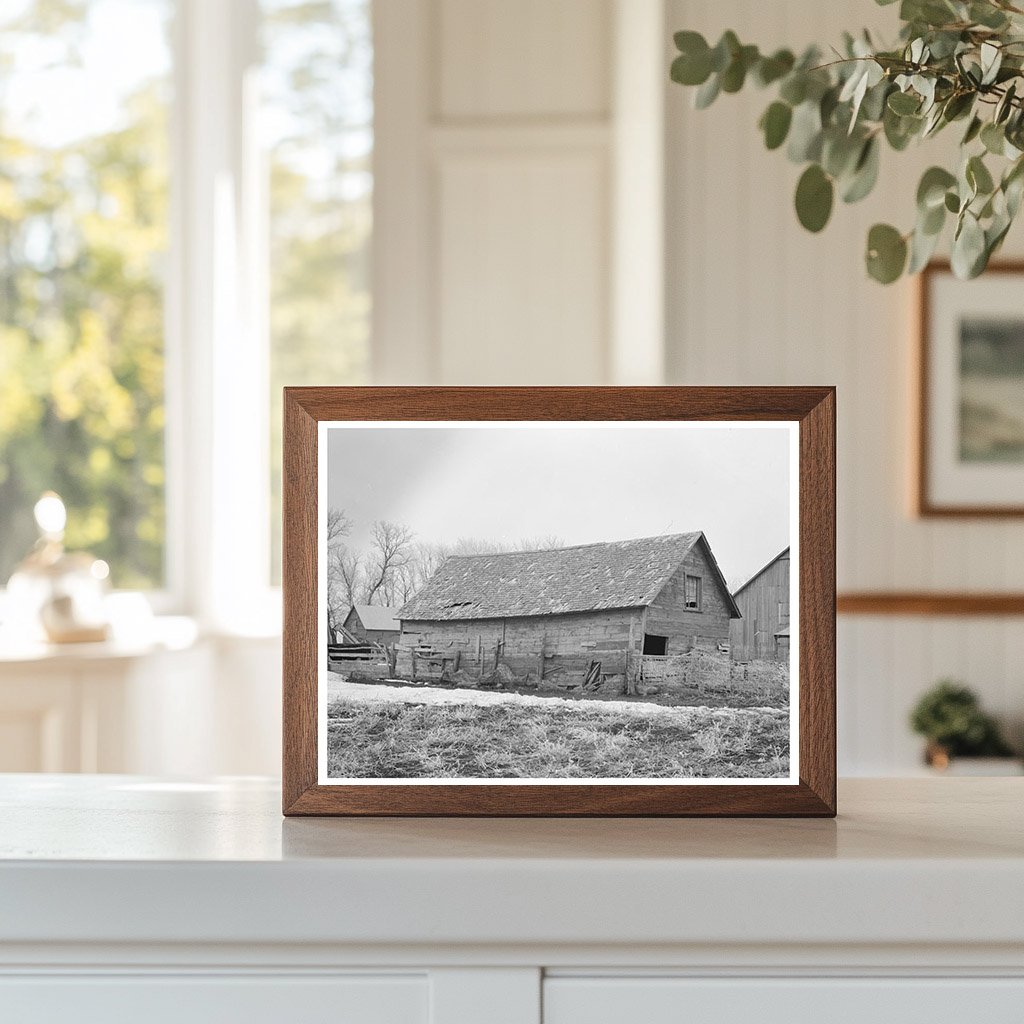 Farm Buildings on Al Richards Farm Wallingford Iowa 1936