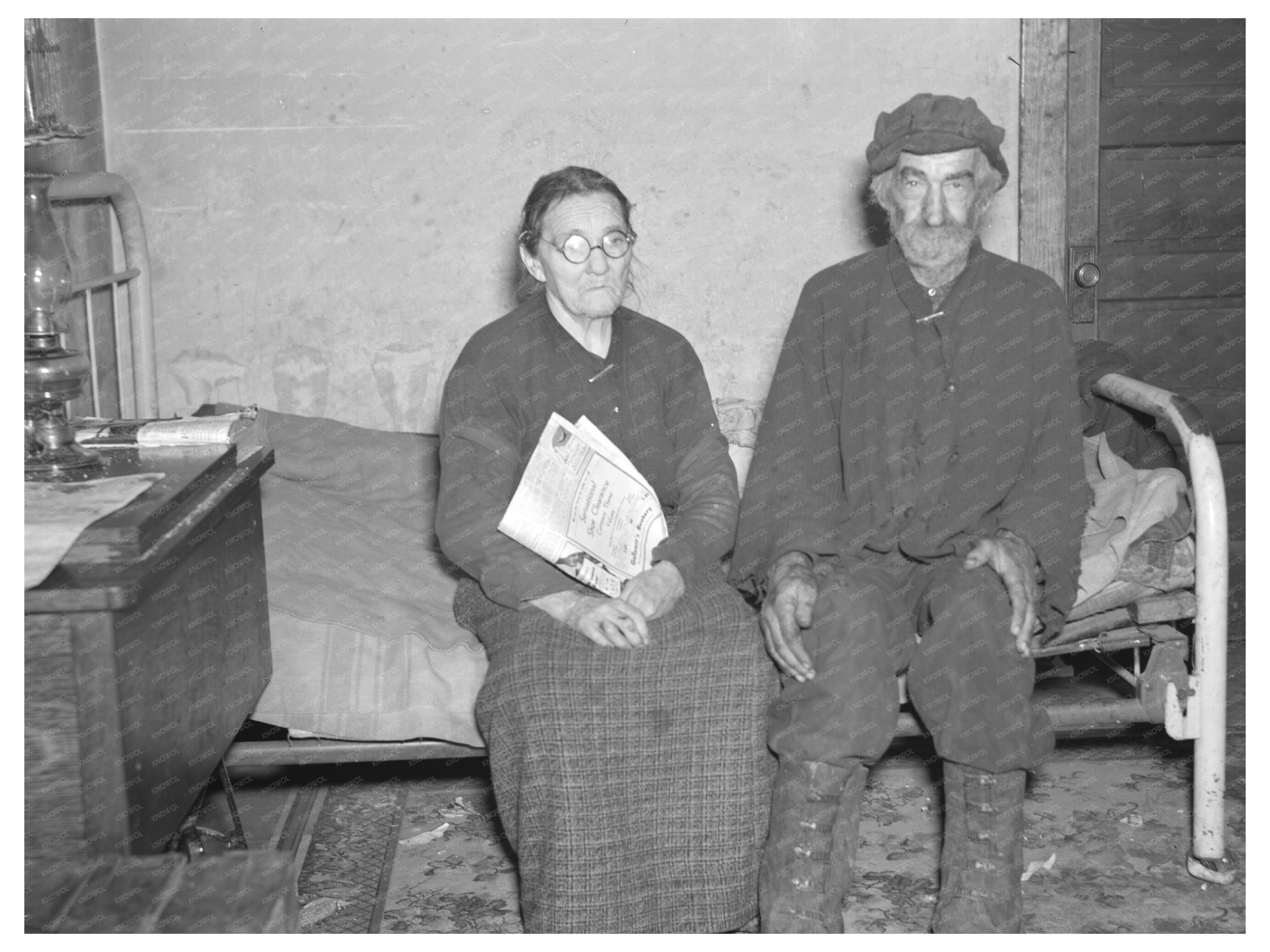 William and Wife on Their Emmet County Property 1936